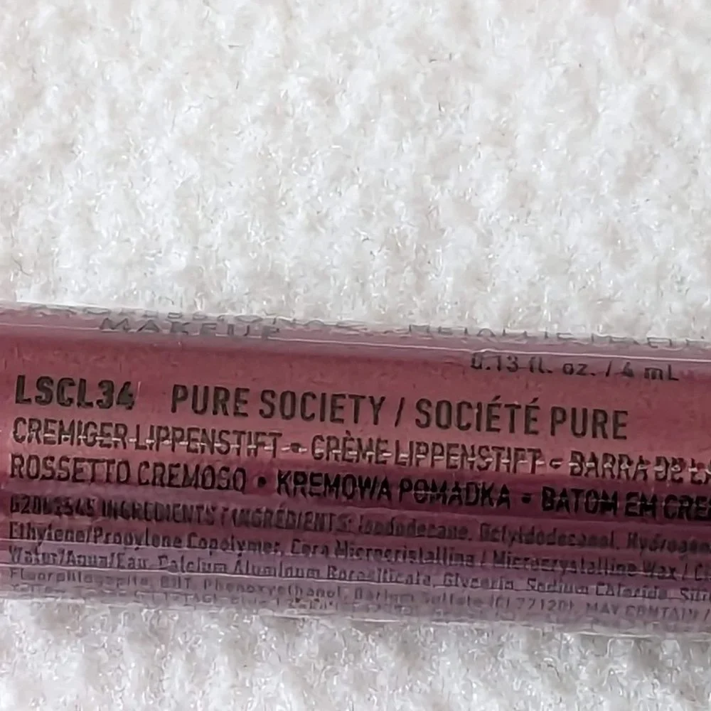 Pure Society (Deep Violet With Blue Pearl) Liquid Suede Metallic Matte Lipstick - Picture 12 of 14